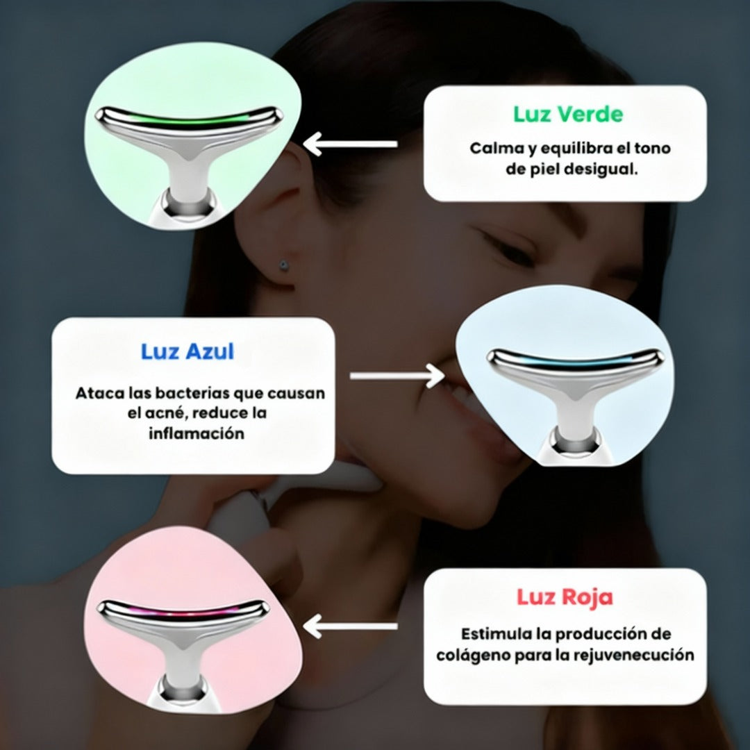 TENSY 3-en-1 Escultor Facial LED